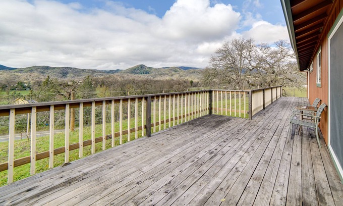 Upper Lake House | 30-Acre Witter Springs Ranch w/Barn & Views!