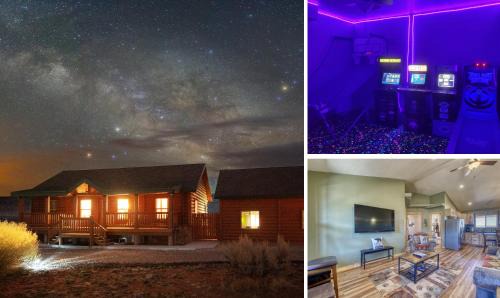 Kanab House | -30 mins to Zion-Two Cabins w/Game Room-Bryce/Lake Powell/Grand Canyon