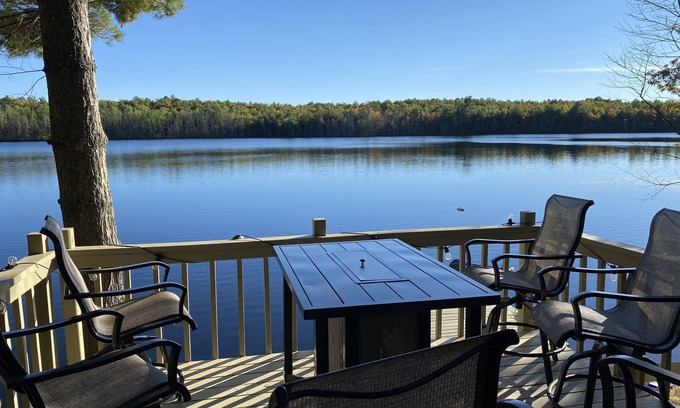 Rhinelander House | 3000 sq ft Lakehouse on Clear, Full Rec Hildebrand Lake in Rhinelander!
