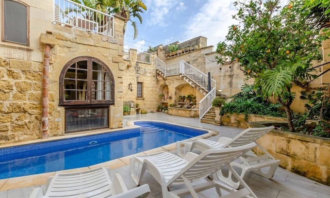 Victoria Villa | 300y/o Gozo Villa with 2 Pools + Incredible Garden