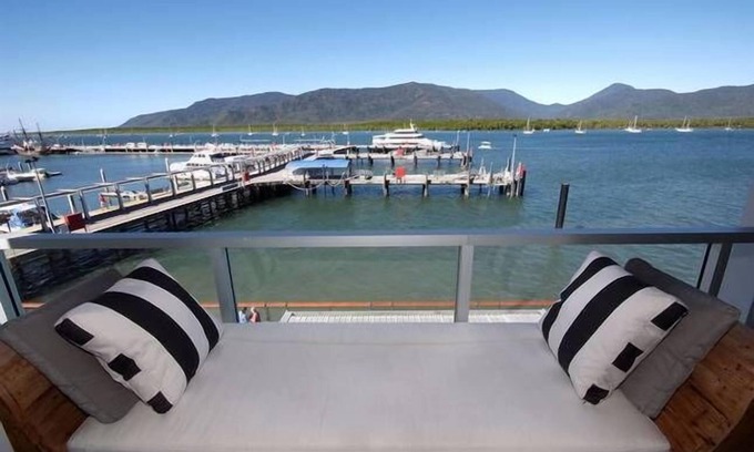 Cairns Central Business District Apartment | 301 Harbour View - Cairns City marina views