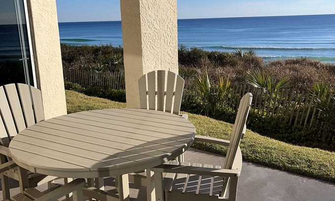 Rosemary Beach Condo | 30A HIGH POINTE GULF FRONT 600’ PRIVATE BEACH RENOVATED 2 BED 2 BATH. PICKLEBALL