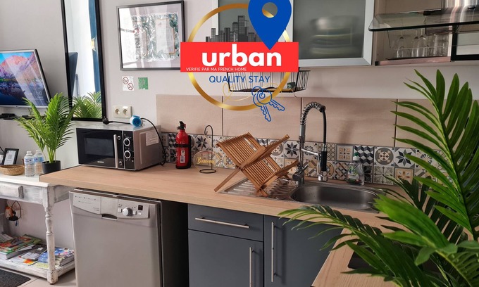 Moissac Apartment | 32 m2 Hyper-Centre - Escale du Cloître - Netflix- en RDC