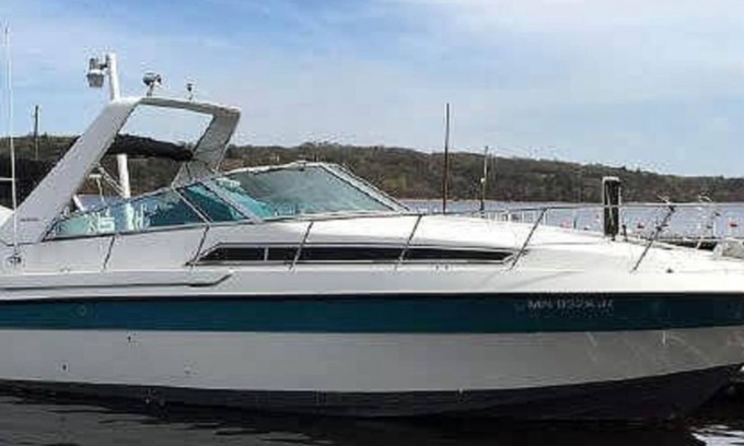 Bay City Boat Rental | 32ft carver boat.Beautiful cabin on the river.enjoy the peace and quiet.