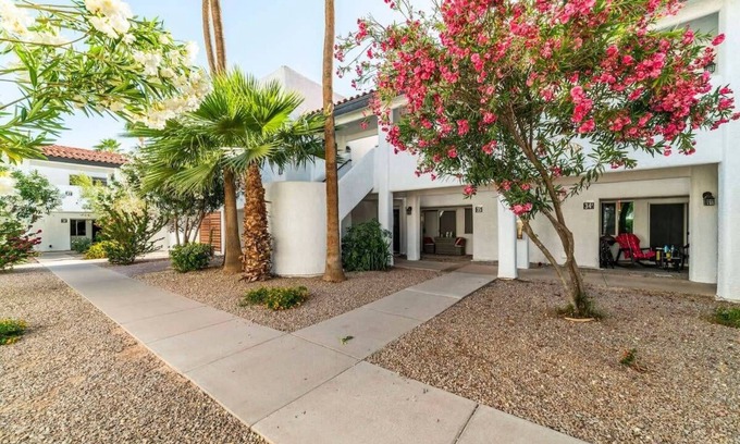 Casa Grande Condo | 33 Avenida Pool View Studio Avenida king bed downstairs steps to heated pool NO