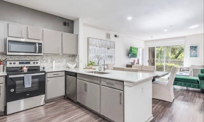 Travis Heights Apartment | 3bd/2ba lux condo in SoCo w/Pool & Gym near concert venues & Longhorn games