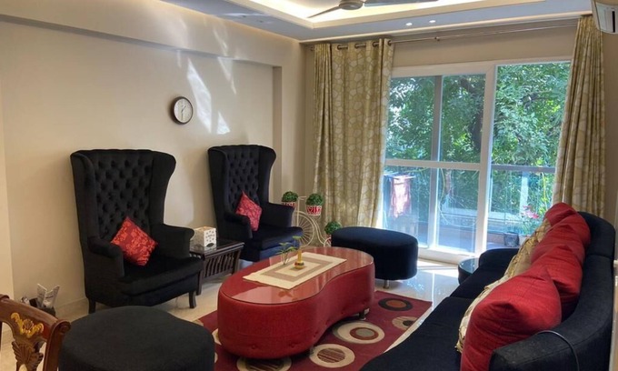 Greater Kailash Apartment | 3bhk green belt gk enclave 1 delhi48nfully serviced apartment with house help
