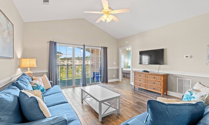 Central Myrtle Beach Condo | 3BR Myrtlewood Retreat! Comfort Near the Courses & Coast!, Sleeps 6