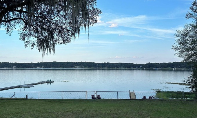 Putnam Hall House | 4-2 Lakefront home on Crystal Lake- fish off the dock, kayak, enjoy back porch!