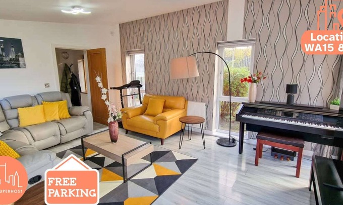 Trafford House | 4 Bed Home in Altrincham by City SuperHost