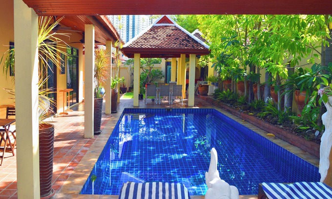 South Pattaya Villa | 4 Bed Villa Private Pool BBQ Jomtien Beach Pattaya