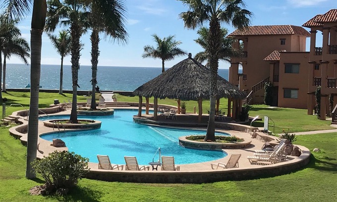 San Carlos Condo | 4 Bedroom 3 Bath Beach Front Bahia Delfin Condos Beautiful!
