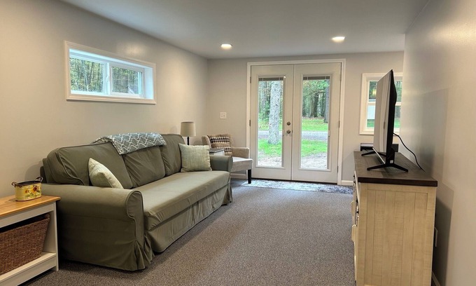 Tawas City House | 4 bedroom home, View and Access to Lake Tawas. Kayaks. Sleeps 9. King Bed.