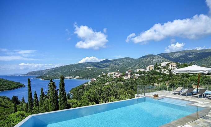 Sivota Villa | 4 Bedroom Luxury Villa, Private Pool, Sea Views, Sivota