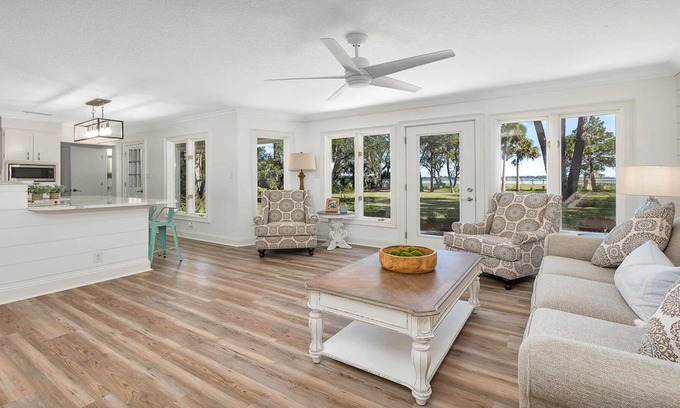 Brunswick House | 4 BR/ 2.5 BA Luxury Riverfront Home - Blythe Island w/ Boat Dock on 5 acres