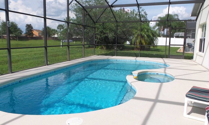 Crescent Lakes Villa | 4 BR 3 BA, Secluded large pool and deck, Netflix WIFI AppleTV, gated community