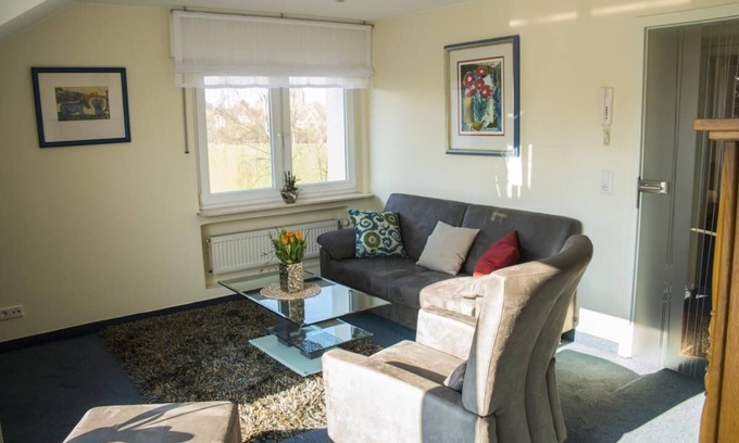 Bad Sassendorf Apartment | 4 * comfort apartment with best view for 2-3 persons, 200 meters to the cent.