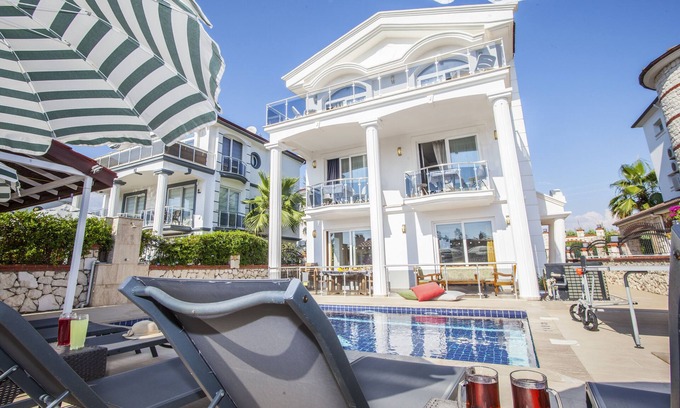 Fethiye City Center Villa | 4 Ensuite Bedrooms Private Heated Outdoor Pool