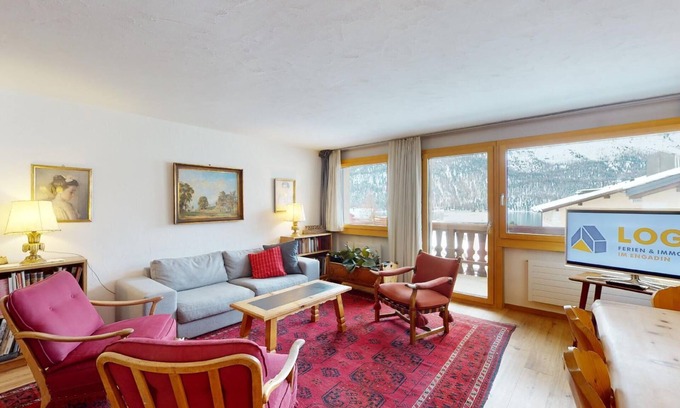 Silvaplana Apartment | 4-roomed apartment on the first floor, ca.