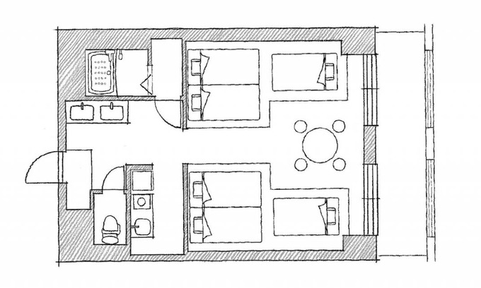 Chuo-ku Hotel | 48 m² Hotel ∙ 1 bedroom ∙ 6 guests