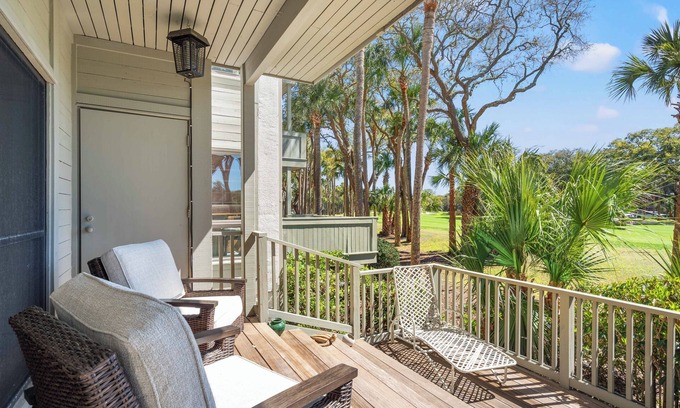 Kiawah Island Condo | 4986 Turtle Point: 2BR, Golf View with Deck, Near Beach, $250 Beach Gear Credit