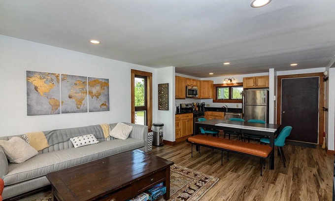 Carrabassett Valley Condo | 4B/2.5Ba Sugarloaf Snowbrook Condo - Ski In/Out end unit - Great Location!