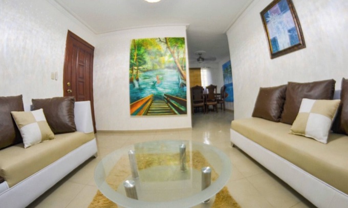 Villa Mella Apartment | 4DR cute New Huge Modern❤️3 bedr pool Good transp