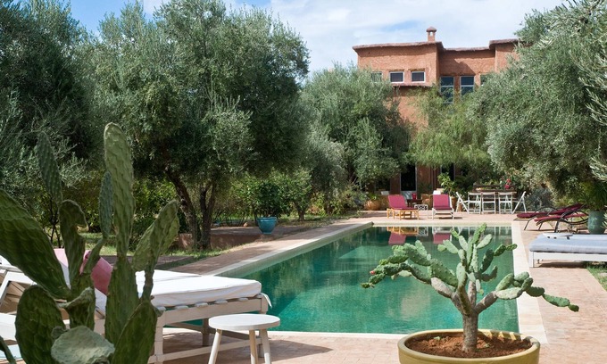 Ait Hamid Villa | 5 BEDROOM VILLA - NOT OVERLOOKED - SECURE SWIMMING POOL - NEAR MARRAKECH