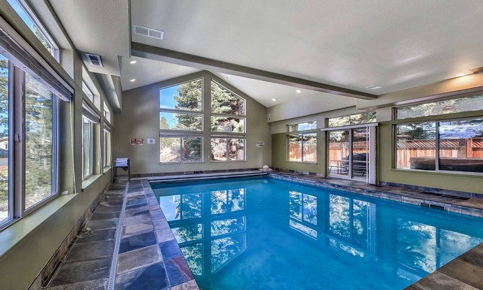 Pioneer Trail House | 5 Bed 5 BA, Heated Indoor Pool, Steam Shower, Hot Tub, Pool Table FoosBall Table