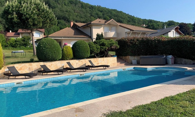 Divonne-les-Bains Villa | 5 Bed Villa + Studio w/View, and Beautiful Pool!
