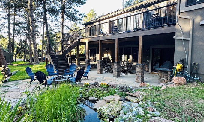 Colorado Springs House | 5 Bedroom Home on 1 Treed Acre 4 Miles from Air Force Academy