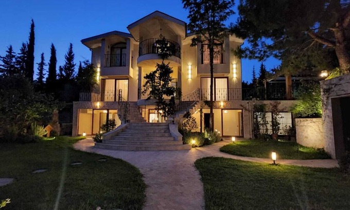 Kepez Villa | 5 BR 4.5 BA Luxury Villa with swimming pool, pond, water fall, sauna and hamam.