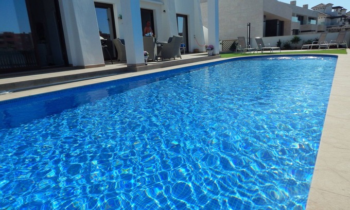 Torre-Pacheco Villa | 5* luxury 4 bedroom,4 bath villa with 12m fully heated pool.