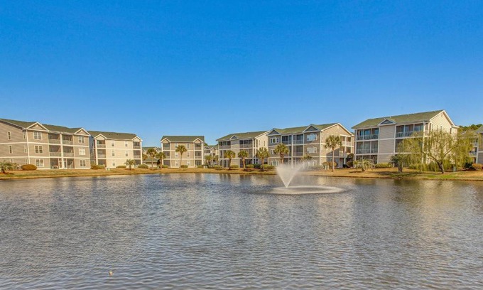 Sunset Beach Apartment | 5 Mi to Shore Condo with Patio in Sunset Beach!