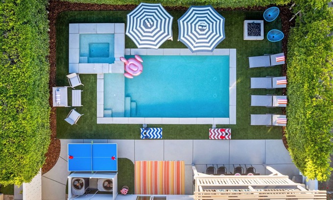 Anastacia House | 5 mins to Coachella - Saltwater Pool, Spa & Games