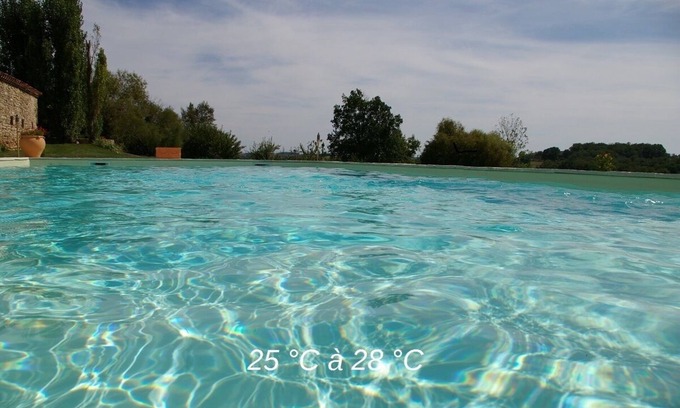 Rouffiac House | 5 minutes from Albi, La Maresque, charming, air-conditioned, heated pool, WIFI.