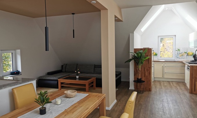 Konigheim Apartment | 5 minutes from the highway is this quiet new family apartment