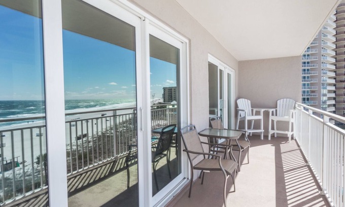Gulf Lagoon Beach Condo | 5 STAR BEACHFRONT CONDO Dunes of Panama D505 2BR/2BA 2022 Total Remodel