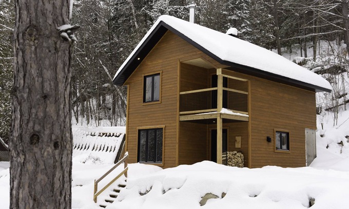 Bowman Ski Chalet | [# 5 The Hare] Rustic chalet by the river.