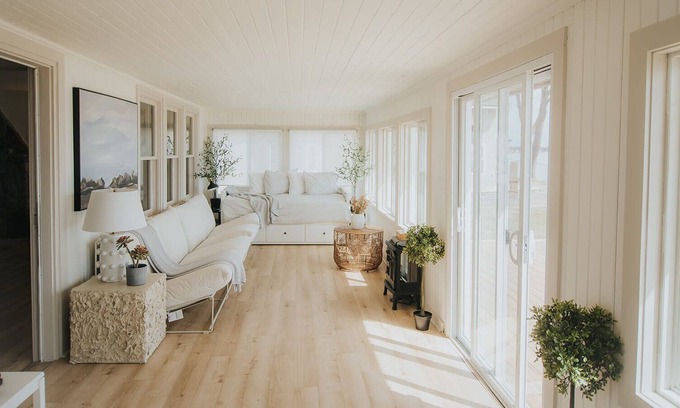 Wainfleet Villa | 5000 sqft Beach House With Private Beach, Fireplaces, Hot Tub, Peloton Gym