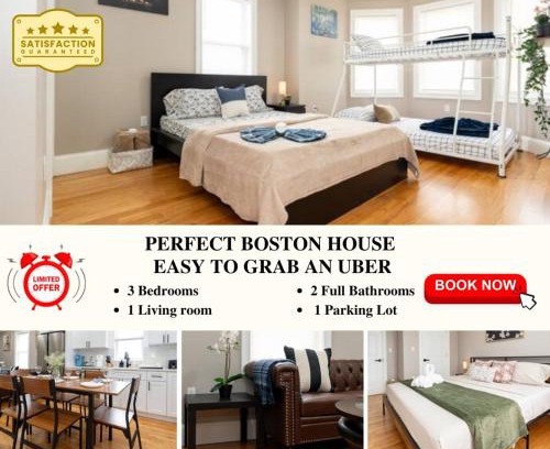 Codman Square Apartment | 558-1 3BR Boston - Modern Nest near Franklin Park