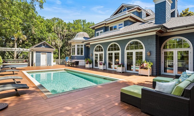 Vanderhorst Plantation House | 57 Ocean Course: 5BR Home, Pool & Spa, Dog-Friendly, Beach Gear/Bike Credit