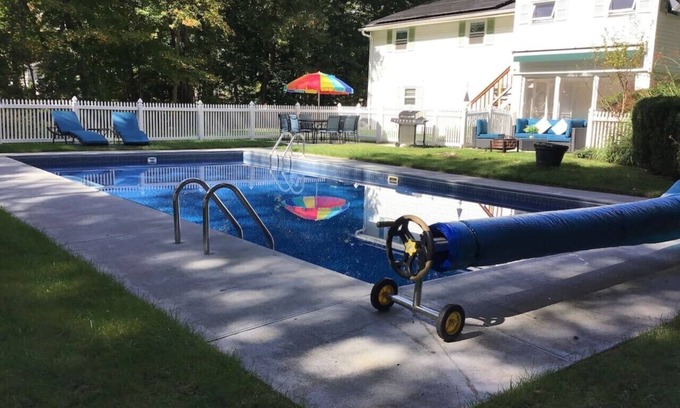 Wolcott House | 597) Sleeps 12 - Pool - Grill