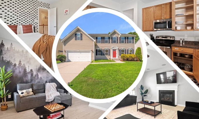 Central Newport News House | 5BR home near BuschGardens & CNU/Pool Table