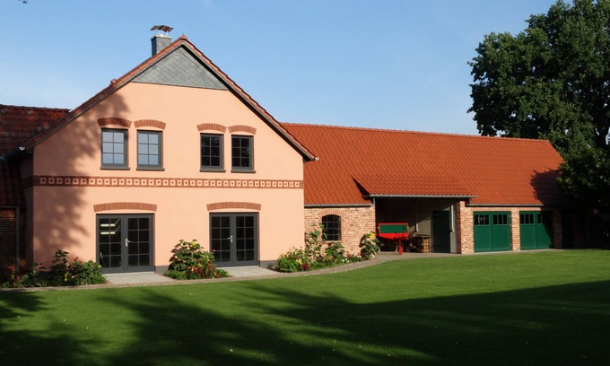 Barkhagen House | 5km from Plau am See Holiday home half on a vacation farm with ponies