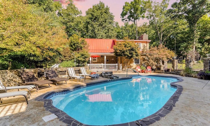 Rock Hill House | 6 Acre Countryside Retreat w/Pool & Hot Tub + Game Room + Sport Court