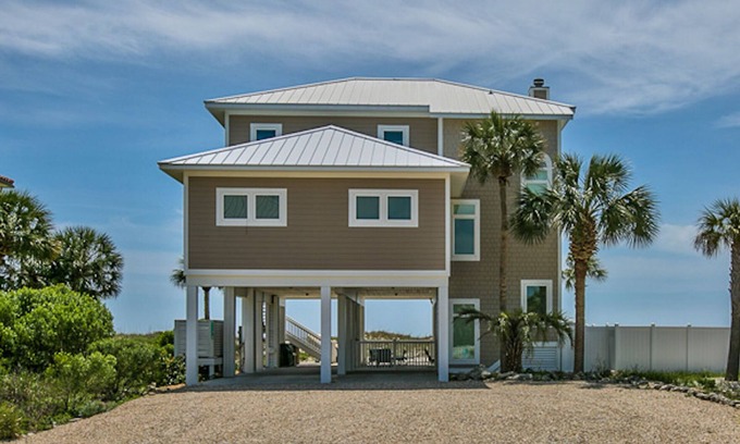 East End House | 6 Bedrm/5.5 Baths/Gulf Front - 4 King Master