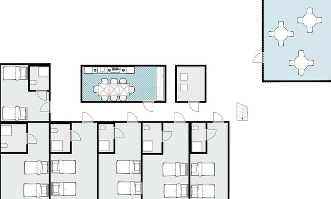 Raamsdonksveer Apartment | 6 Luxe rooms, 12 beds combined, parking, kitchen, Bed en Koffie