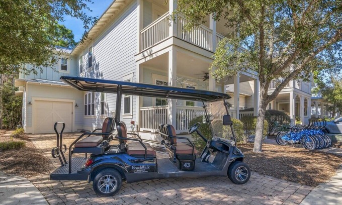 Santa Rosa Beach House | 6-Seater Golf Cart & 7 Adult Bikes! Near 2 Pools! Hurry, Book Today! ~ Virginia