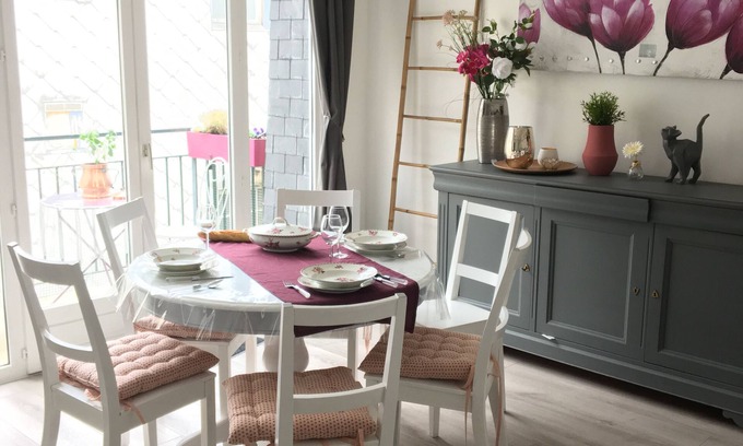 Rouen City Centre Apartment | 60 m2 with balcony hypercentre pedestrian street